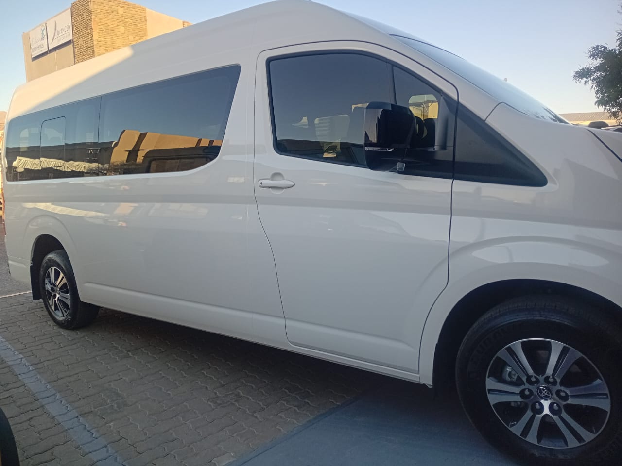 Gumbi Safaris transfer vehicle